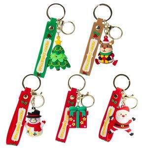 Merry Christmas Bag Charm Key Chains🎄Christmas Pen🎄STOCKING STUFFER🎄PICK ONE